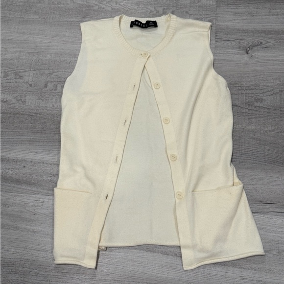 Lioness Sweaters - Lioness Ivory Knit Cardigan